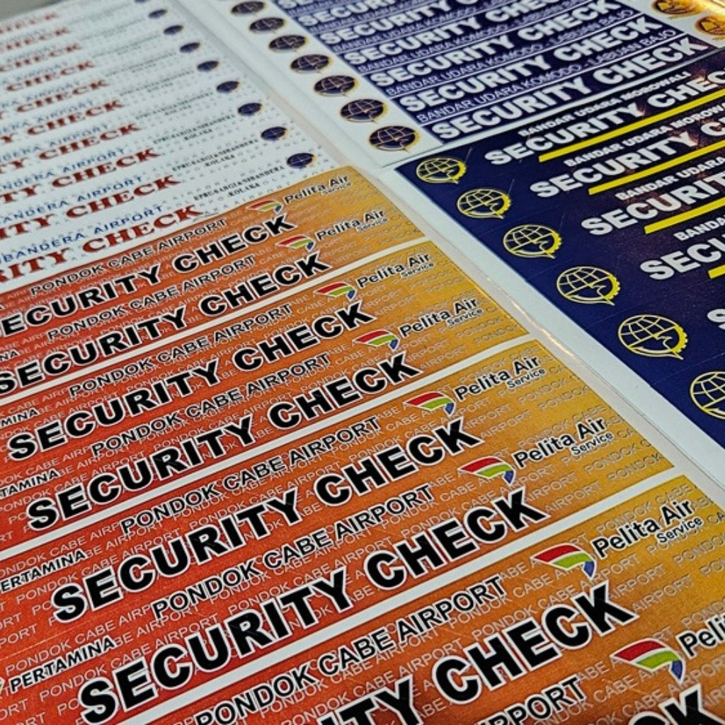 Stiker Security Check 5 1